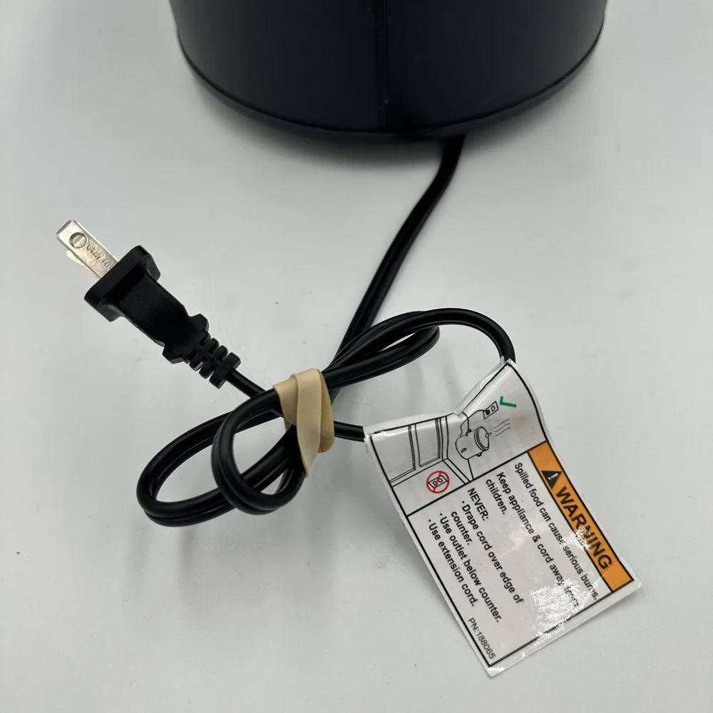 Crockpot SCR151‎ 1.5 Quart Manual Slow Cooker Black Round Mini Dip Warmer Tested